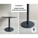 Подстолье для обеденного и письменного стола Shobick Company Barcelona Ring 74 см сталь графит