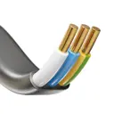 Кабель Elitron ВВГ-Пнг-LS 3x4 60 м ГОСТ цвет черный