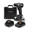 Дрель-шуруповерт аккумуляторная бесщеточная Stavr SDD 18BL-2К, 18 В Li-Ion 1x2 Ач