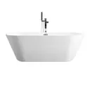 Ванна Ceruttispa RESIA 10866 отдельностоящая акриловая 160x75x56 см цвет белый