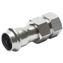 Переходник Franta 3/4"x22 мм ВР-ВПр нержавеющая сталь Aisi 304 V13223400G