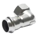 Адаптер Franta 1/2"x15 мм ВР-ВПр нержавеющая сталь Aisi 304 V20151200G