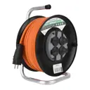Удлинитель на катушке Perfeo PF_E2311 2x2.5 30 м 4 розетки без заземления 3500 Вт цвет оранжевый/чёрный/серый