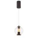 Светильник подвесной светодиодный Favourite Boble 4550-1p 1 м² нейтральный белый свет цвет черный