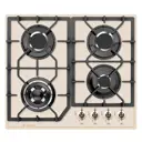 Газовая варочная панель Gefest ПВГ 2232-01 В85 60 см 4 конфорки цвет бежевый