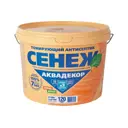 Защитно-декоративный антисептик кроющий Сенеж Аквадекор 120 полуматовый графит 9 кг