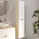 Пенал в ванную подвесной 1Marka Vortex Ц0000033026 170x35x30 см цвет ореx лучистый/супер айс