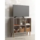 Стеллаж с полками Monofix 102.5x87x30 см ЛДСП цвет капучино