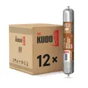 Герметик акриловый Kudo Proff шовный для дерева цвет белый 10 кг 12 шт