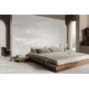 Керамогранит Kerald Aster Bianco punch + Carving 60-120 60x120см цвет светло-серый с карвинг-эффектом