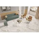 Керамогранит Kerald Onyx Live Glossy 60-120 60x120см цвет бежевый