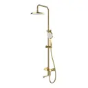 Душевая система ESKO Sochi ST260SCGold со смесителем цвет матовое золото