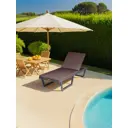 Шезлонг Callisto Giardino G501.0E04 200x70 см алюминий антрацит
