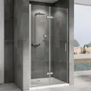 Душевая дверь Abber Zart AG08070P 70 см цвет профиля серебристый блеск стекло прозрачное