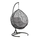 Кресло подвесное складной Bigarden 128408 95x75x110 см металл черный 1 шт