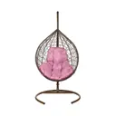 Кресло подвесное складной Bigarden 128412 95x75x110 см металл коричневый 1 шт