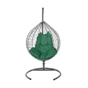 Кресло подвесное складной Bigarden 128417 95x75x110 см металл серый/серебристый 1 шт