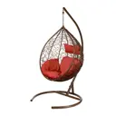 Кресло подвесное складной Bigarden 128430 95x75x110 см металл бежевый 1 шт