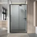 Душевая дверь Niagara Nova NG-34-11AGR, 110 см цвет профиля серый стекло прозрачное