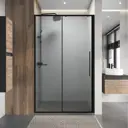 Душевая дверь Niagara Nova NG-84-L12CHB, 120 см цвет профиля черный