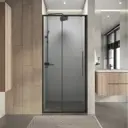 Душевая дверь Niagara Nova NG-34-L9CHGR, 90 см цвет профиля серый