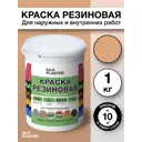 Резиновая краска Silk Plaster матовая цвет топленое молоко 20-04 1л