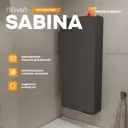Пенал в ванную подвесной Moduleasy Sabina Ц0000040126 90x40 см цвет графит/дуб Вотан