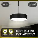 Люстра подвесная светодиодная Citilux тао cl712s122n led подвесной светильник с диммером 4 м² нейтральный белый свет цвет черный