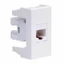 Розетка компьютерная встраиваемая DKC Viva RJ45 UTP cat 5е цвет белый