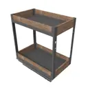 Бутылочница Firmax Dana Wood 35x50.3x43.6 см металл цвет дерево