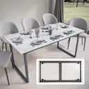 Стол прямоугольный Mantero 160x80 см лдсп цвет мрамор