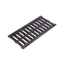 Решетка лотка чугунная Aquastok DN200 C250 щелевая 500x245x23мм черный