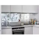 Декоративная мозаика Плиткадекор Сп12x24-600x2400_п 240x60см цвет Серый/серебристый