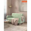 Диван прямой Monofix Фоксет DV-FOX-132-V-30 132x82.5x72 см велюр цвет оливковый
