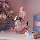Фигура декоративная KREAFORTA Щелкунчик 30 см розовый