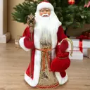 Фигура декоративная KREAFORTA Дед Мороз 40 см красный