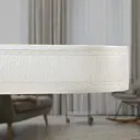 Шинный карниз Evoli трехрядный с поворотами с декоративной планкой "Веста" цвет жемчуг 300 см