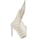 Межэтажная лестница StairShop 1140х1710x2925мм с правым поворотом