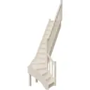 Межэтажная лестница StairShop 770х2270x3150мм с правым поворотом