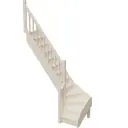 Межэтажная лестница StairShop 770х2270x2925мм с левым поворотом