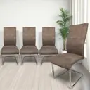 Стул Okay Dc300 Toronto 5 43x100x60 см текстиль цвет латте 4 шт