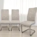 Стул Okay Dc300 Toronto 1 43x100x60 см текстиль цвет светло-бежевый 3 шт