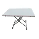Кухонный стол прямоугольный Gomlden B2219s-8 100x100 см МДФ с покрытием цвет белый