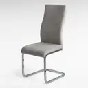 Стул Okay Dc300 43x100x60 см текстиль цвет светло-серый