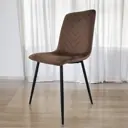 Стул Weimei Best v 91x53x42 см велюр цвет коричневый