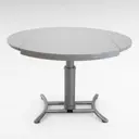 Стол круглый Gomlden B2359-1 105x76x69 см МДФ цвет светло-серый