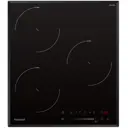 Электрическая варочная панель Hotpoint HS 1445 BA 45 см 3 конфорки цвет черный