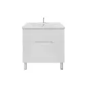 Тумба с раковиной RUVANN KANI 70 раковина Миранда 70 в ванную напольная цвет белый
