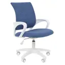 Офисное кресло Chairman Kids 103 LT 56x87x60 см велюр цвет голубой
