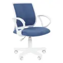 Офисное кресло Chairman Kids 112 56x85x60 см велюр цвет голубой